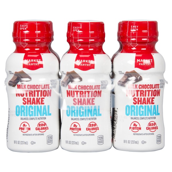 Target Market Pantry Original Nutritional Shakes 1 08 Per 6 Pack