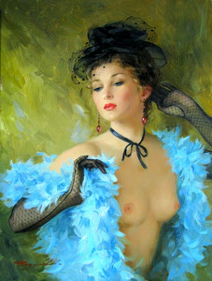 Konstantin Razumov e suas pinturas com sensualidade e elegância 