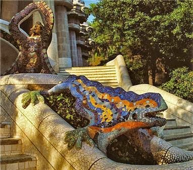 Parque Güell - El conocido como "dragón de Gaudí" | Foto: gaudidesigner.com