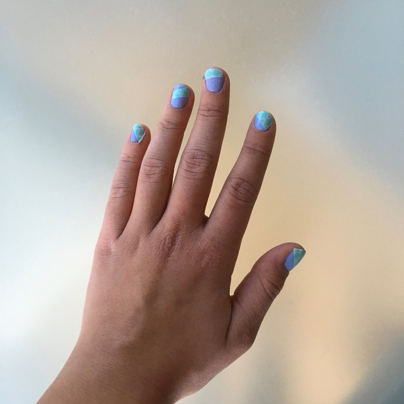 Pink Paisley DIY Washi Tape Nails!