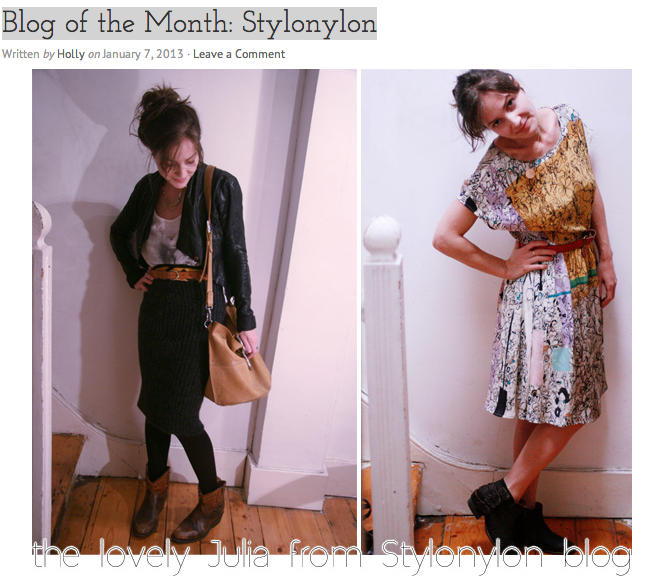 Stylonylon Is Blog of the Month on We Heart Home!