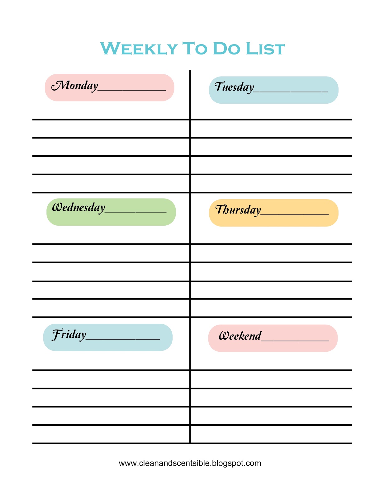 Making To Do Lists Fun Clean And Scentsible