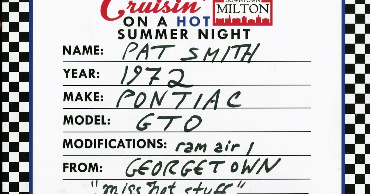 phscollectorcarworld Miss Hot Stuff Does Milton Car Show