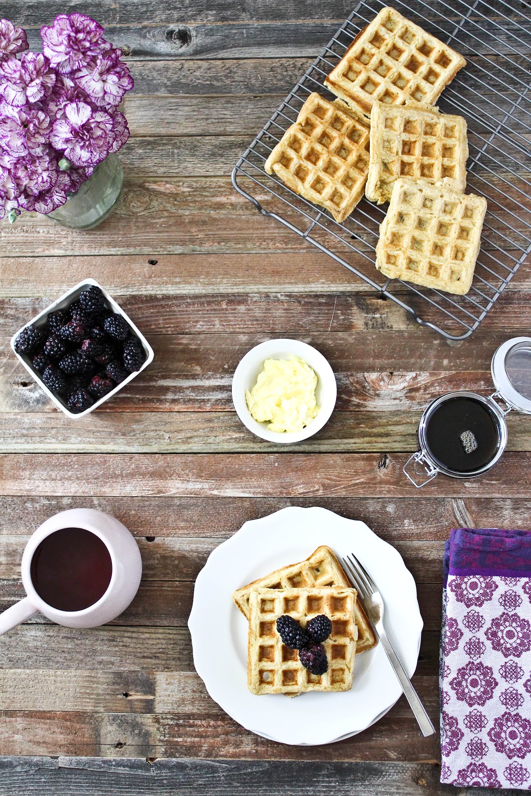 {recipe} MultiGrain Waffles the cook chronicles