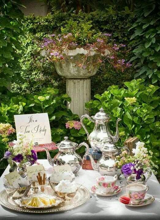 Elegant Cottage Garden Tea Party