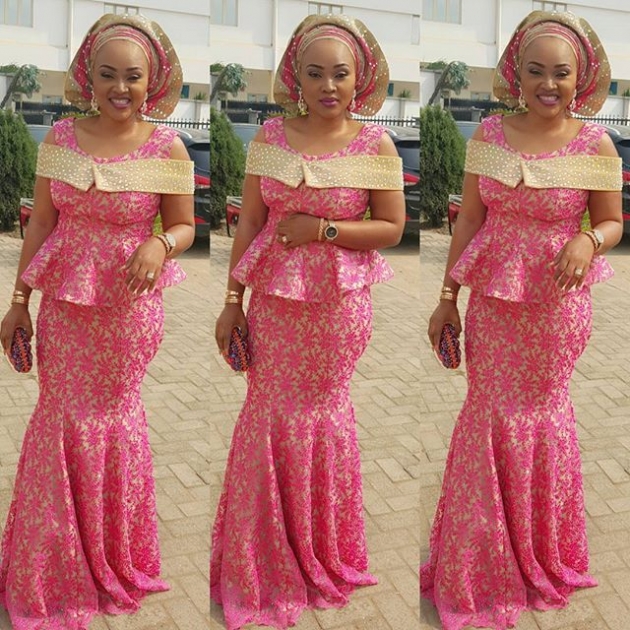 mercy aigbe aso ebi styles