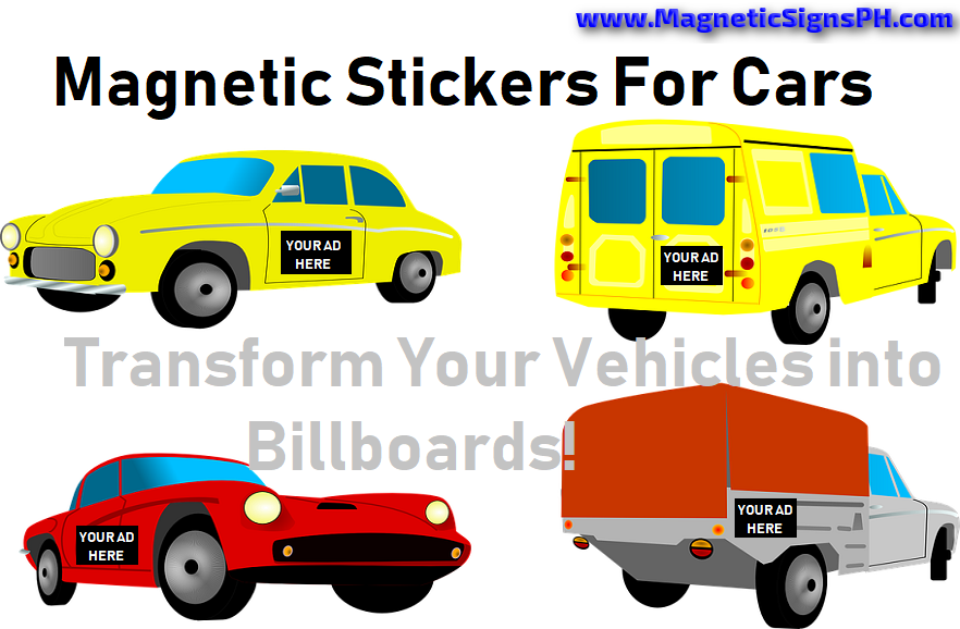 Magnetic Stickers For Cars - Transform Your Vehicles into Billboards! - MagneticSignsPH.com