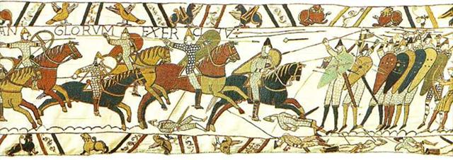 Bayeux tapestry animals image