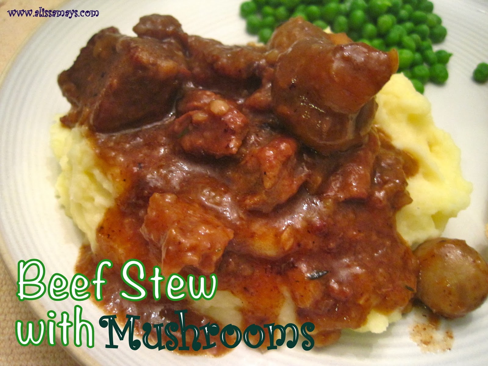 Alissamay's PW's Beef Stew with Mushrooms