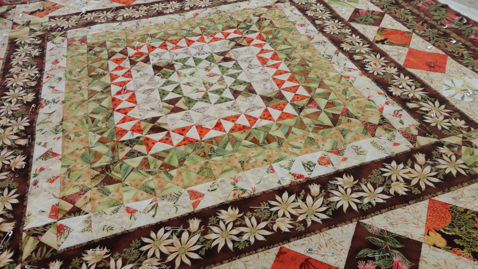 Oz Comfort Quilts. Stitching, Pinning, Quilting.