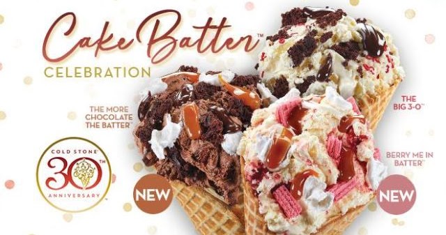 Cold Stone Whips Up Several Cake Batter Ice Creams for