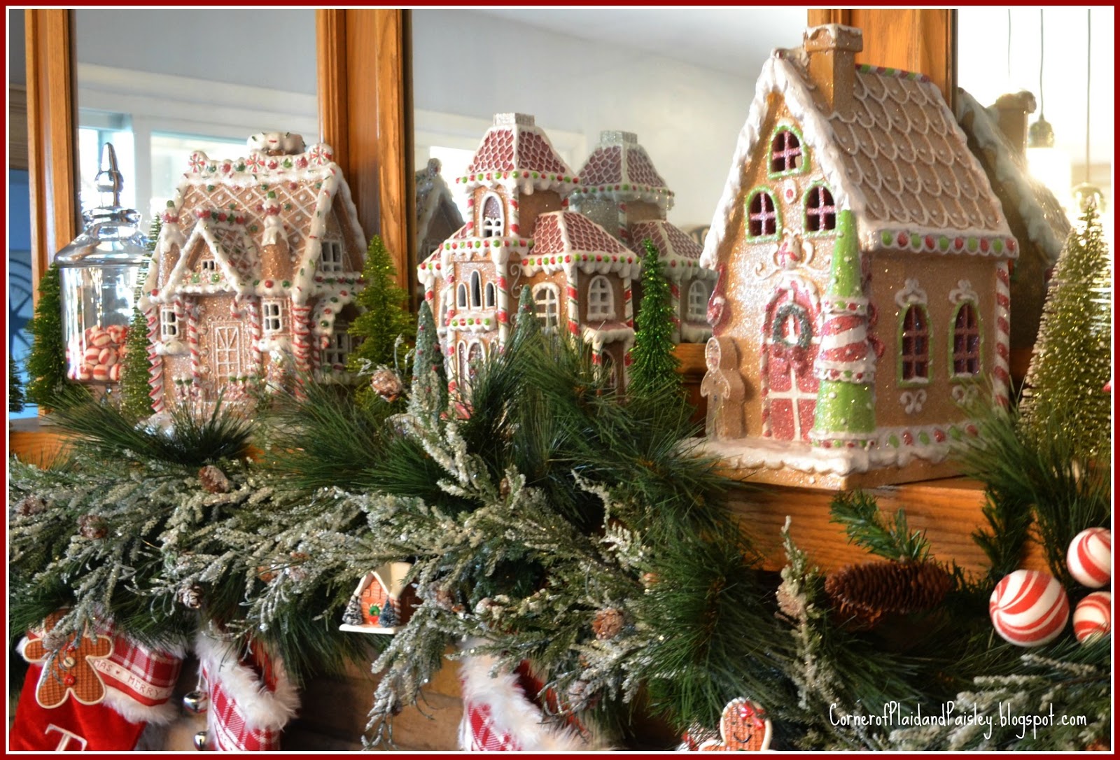 Christmas Home Tour And Hop Corner Of Plaid And Paisley