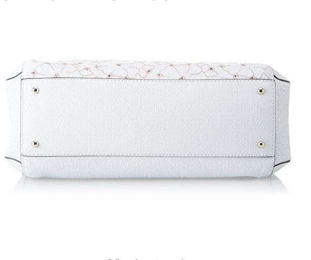 Buy Shoes and Bags UK Guess Handbag White Rose Gold Floral