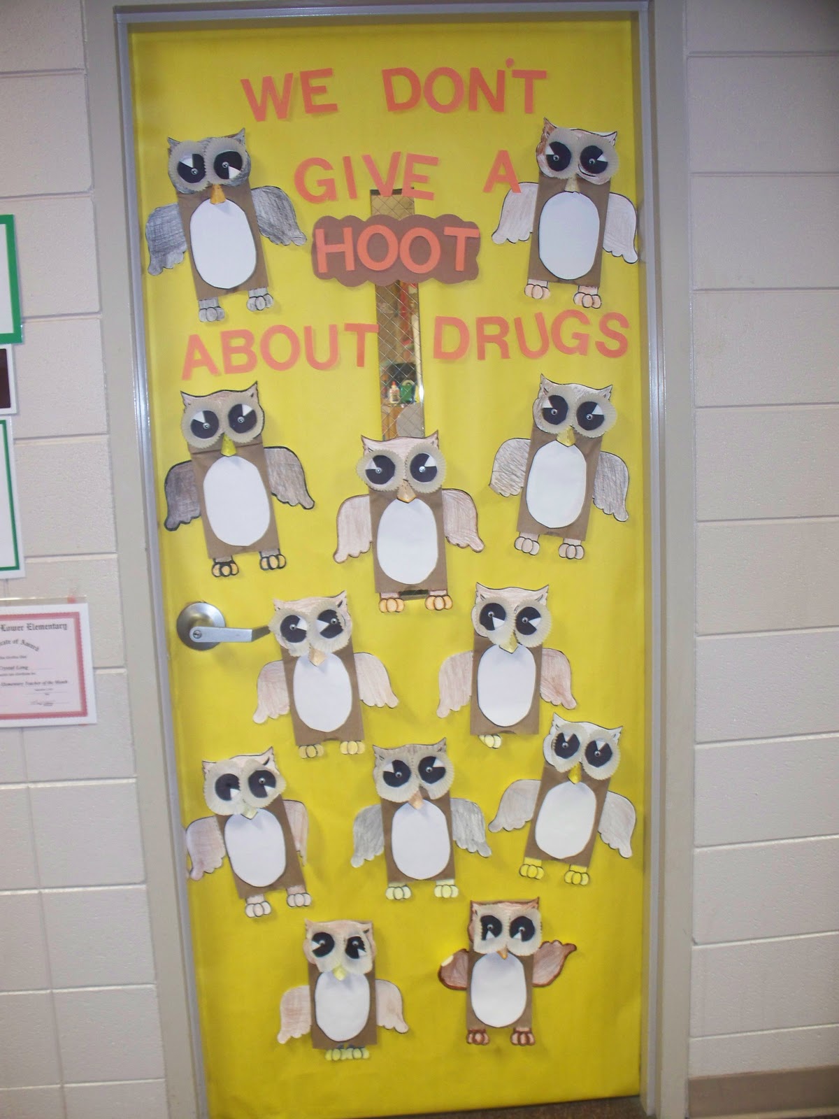 Teaching InStyle Drug Free Door Decorating