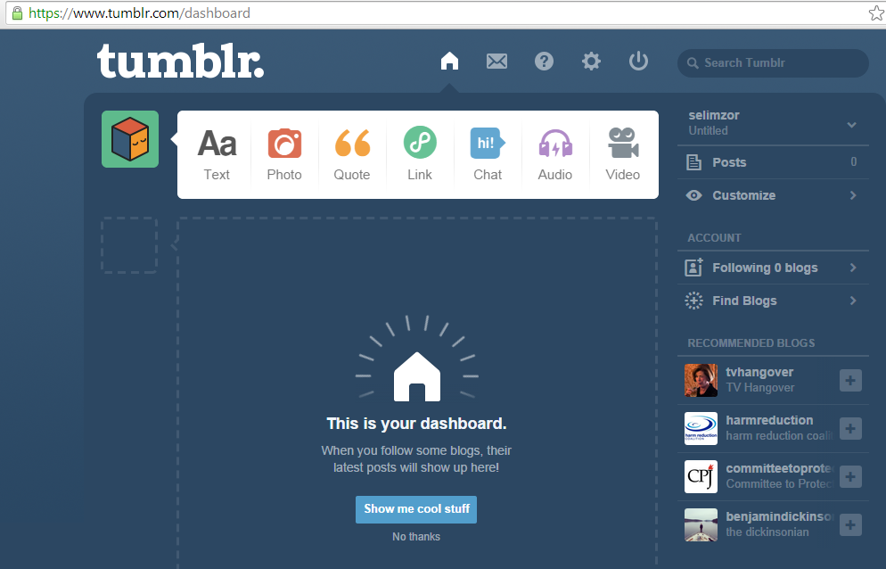 Social Media Help How to Create a Tumblr Account