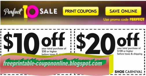 Printable Coupons 2018: Shoe Carnival Coupons