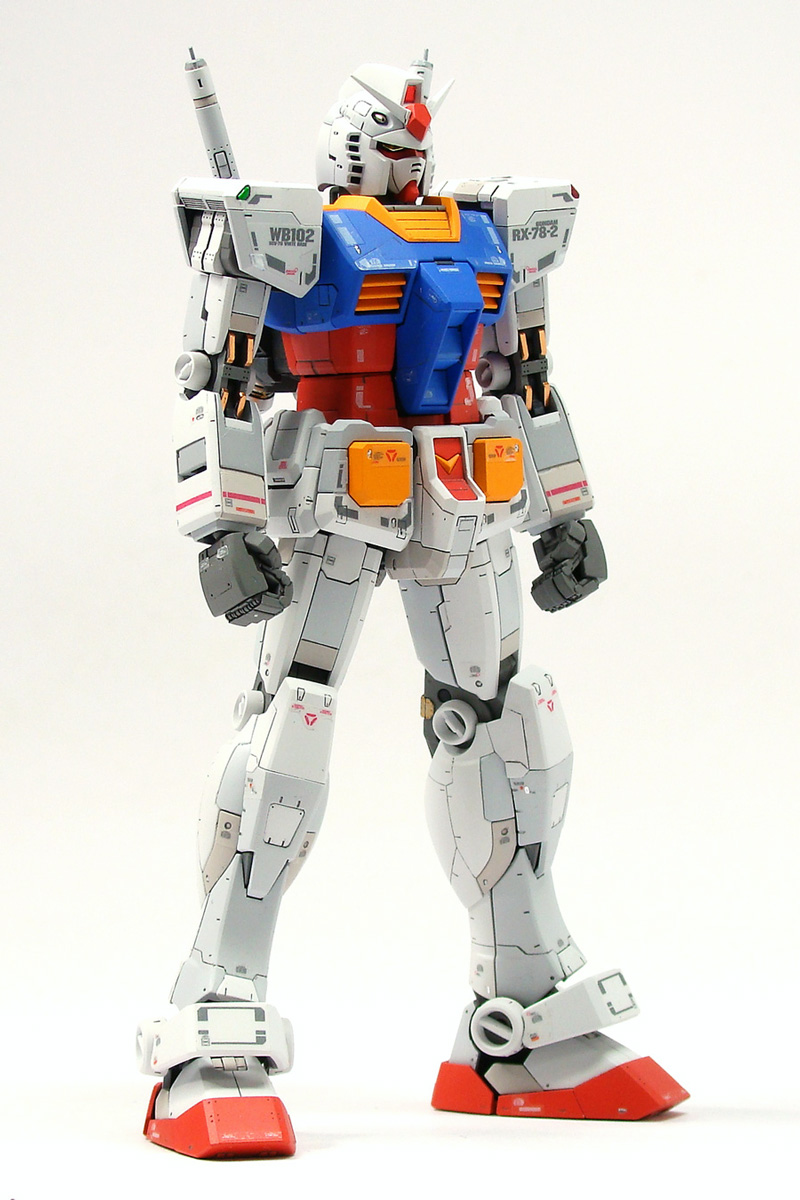 RG 1/144 RX-78-2 Gundam painted build by Chorock - Gundam Kits Collection News and Reviews 1 144 rg rx 78 2 gundam