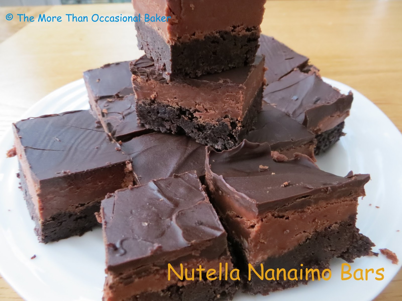 The more than occasional baker Nutella Nanaimo Bars