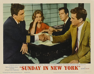 Sunday In New York 1963 Jane Fonda Rod Taylor Cliff Robertson Image 2