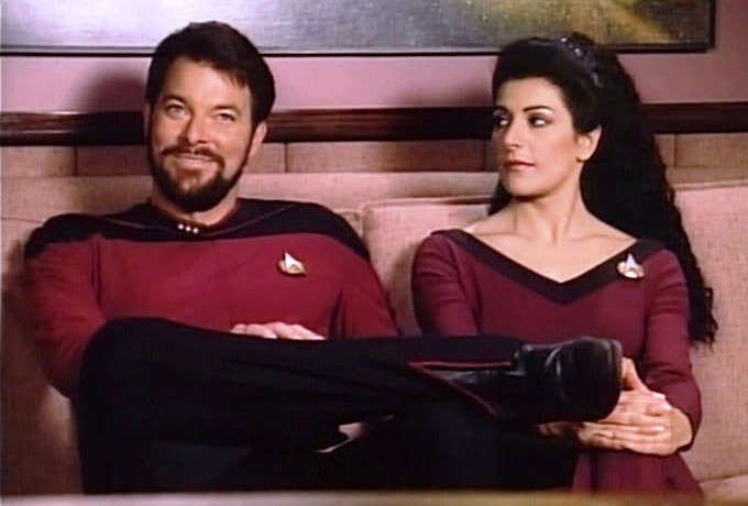 Deanna Troi e William Riker