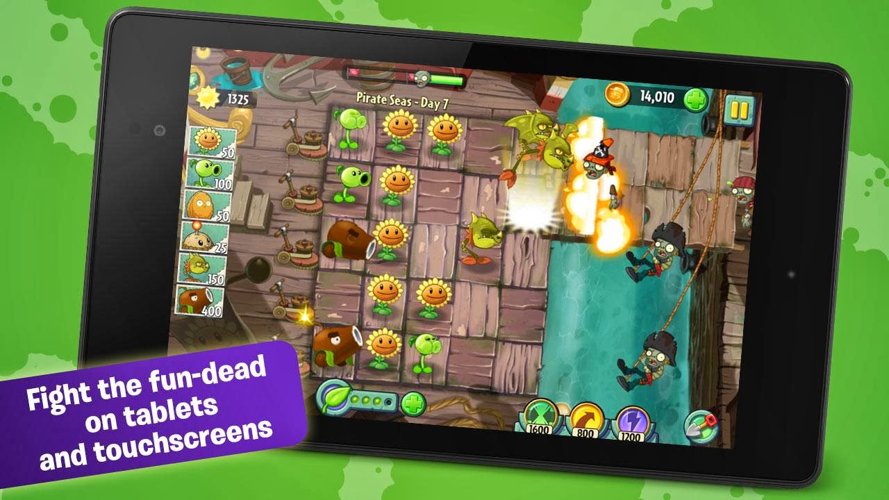 Plants vs. Zombies 2 HD v1.0.1 [Android Game] [HACKED] [WITHOUT