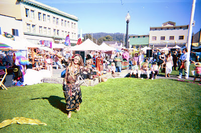Belly Dancers Perform at Arcata Plaza