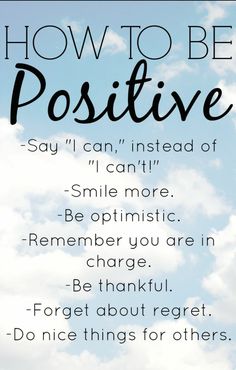 positive thoughts images