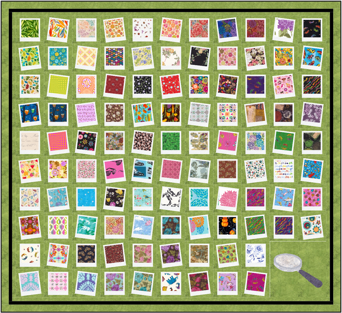 PJ's Crafty Creations Look Into My World Polaroid Quilt