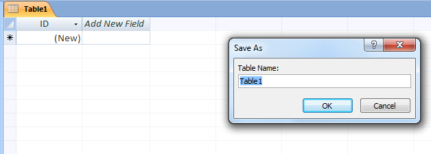 Save table. Save table