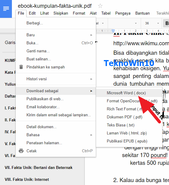 Cara Ubah Pdf Menjadi Word Tanpa Software Update