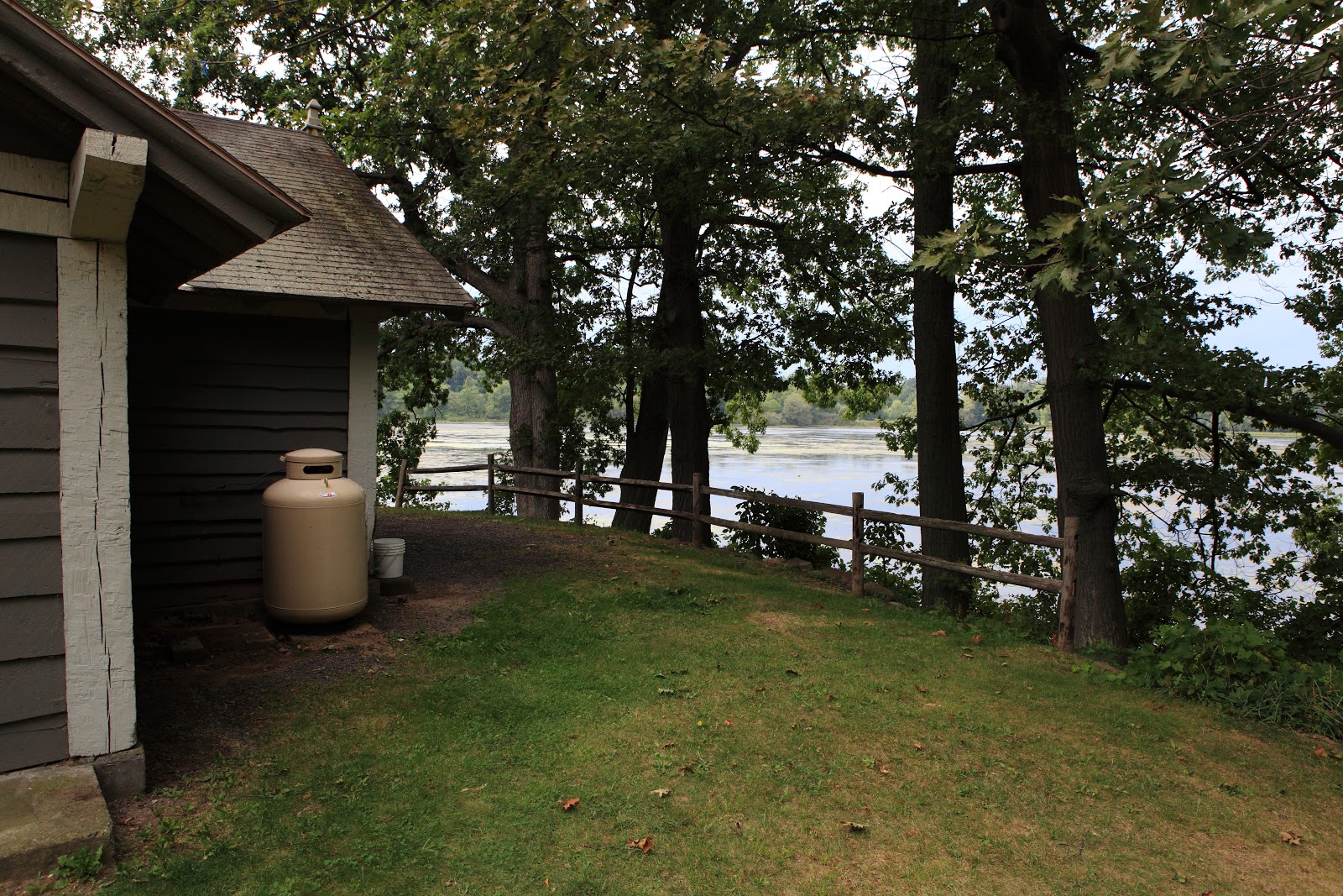 The Campsites Fair Haven Beach New York State Park, cabin 12