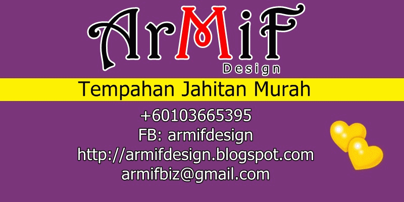 ArMiF Design - Tempahan Jahitan Sepanjang Tahun