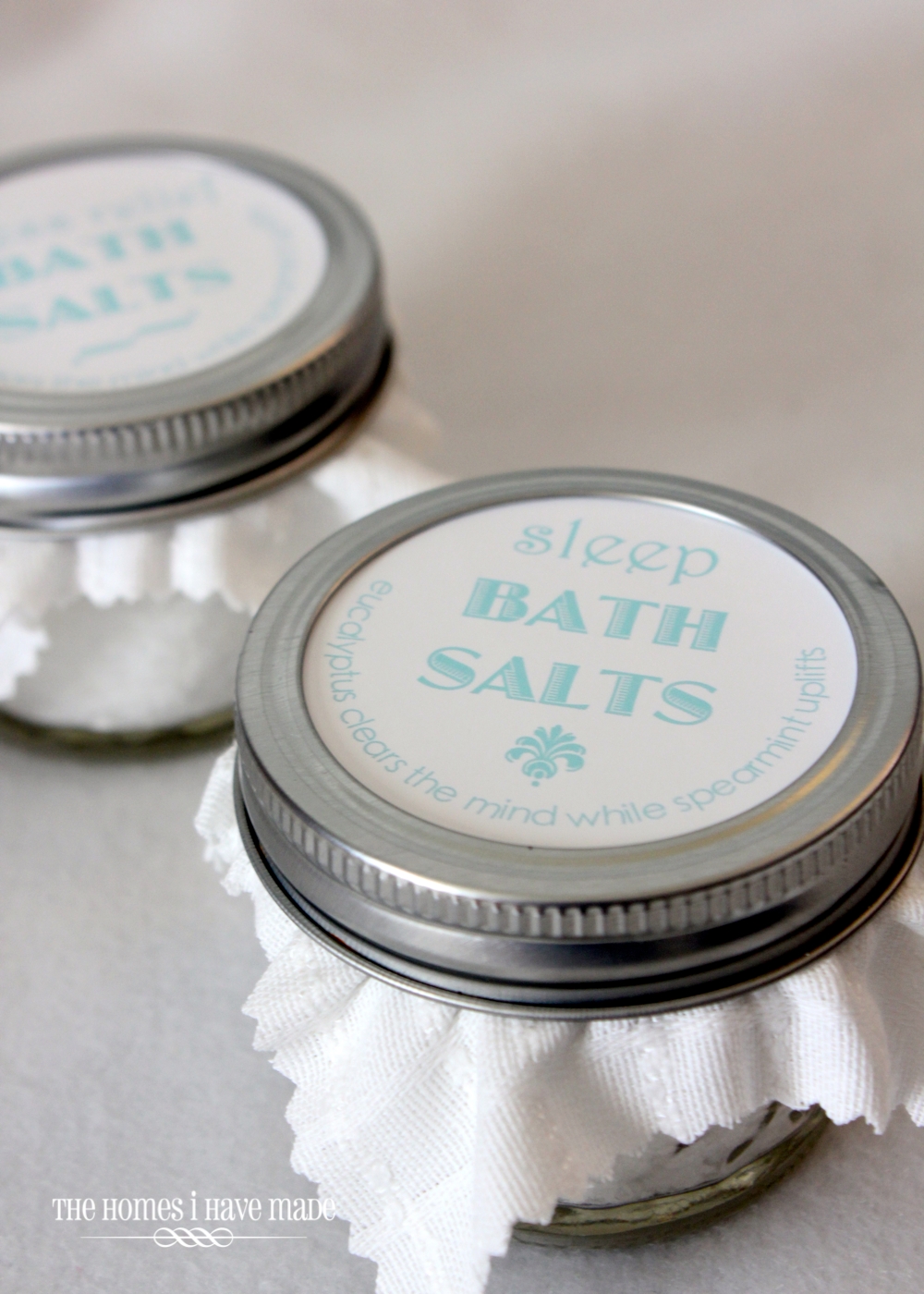 Homemade Bath Salts (With free printable labels!) The Homes I Have Made