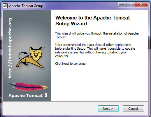 how to install Apache tomcat 8