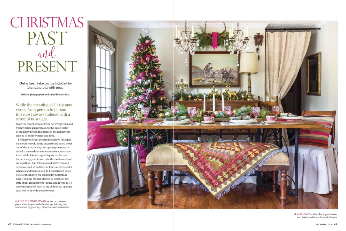 Romantic Homes Magazine Christmas feature!