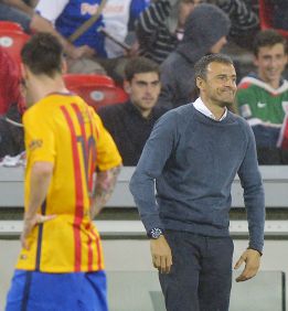 Luis Enrique - FC Barcelona -: "Si alguien puede levantarlo, ese es el Barça"