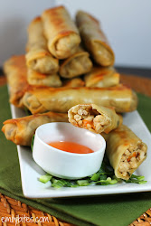 egg rolls chicken recipes weight watchers bites emily recipe eggs roll baked friendly wonton eggroll wrappers chinese sauce using sweet
