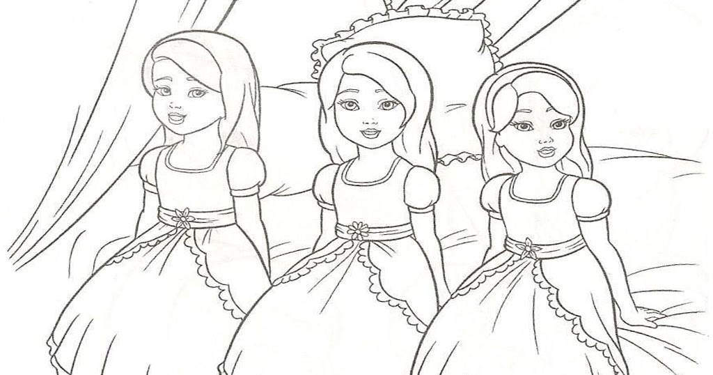 gambar barbie untuk mewarnai barbie suster
