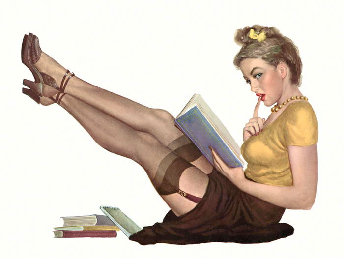 Doctor Ojiplático. Al Moore. Pin-Up Girls. illustration