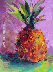 pineapple acrylic painting whitehouse amy arizona paintings artist holiday canvas contemporary still abstract inches