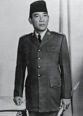 Former Indonesian president Dr. Achmed Sukarno