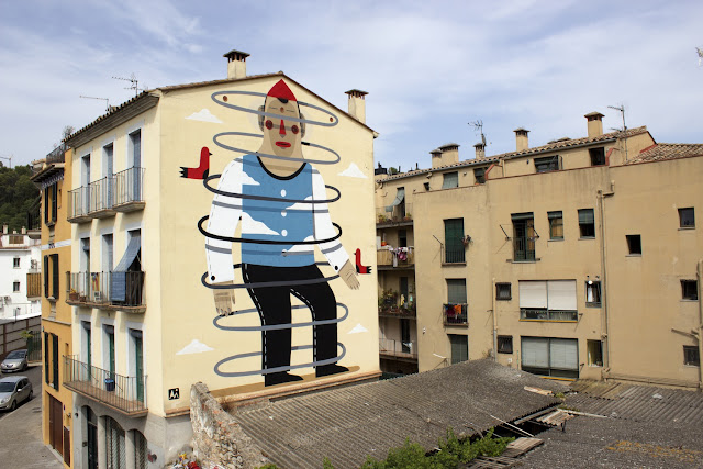 Our friend Agostino Iacurci is currently in Spain where he was invited by the good lads from the Milestone Project.