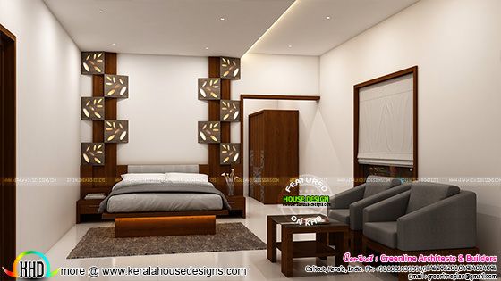 Interior designs of Master bedroom