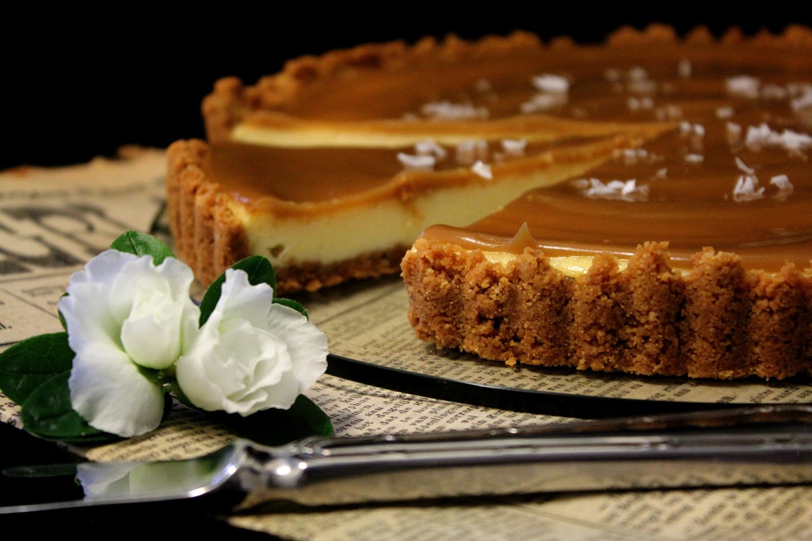 Kakkuviikarin vispailuja! Salted caramel cheesecakepiirakka