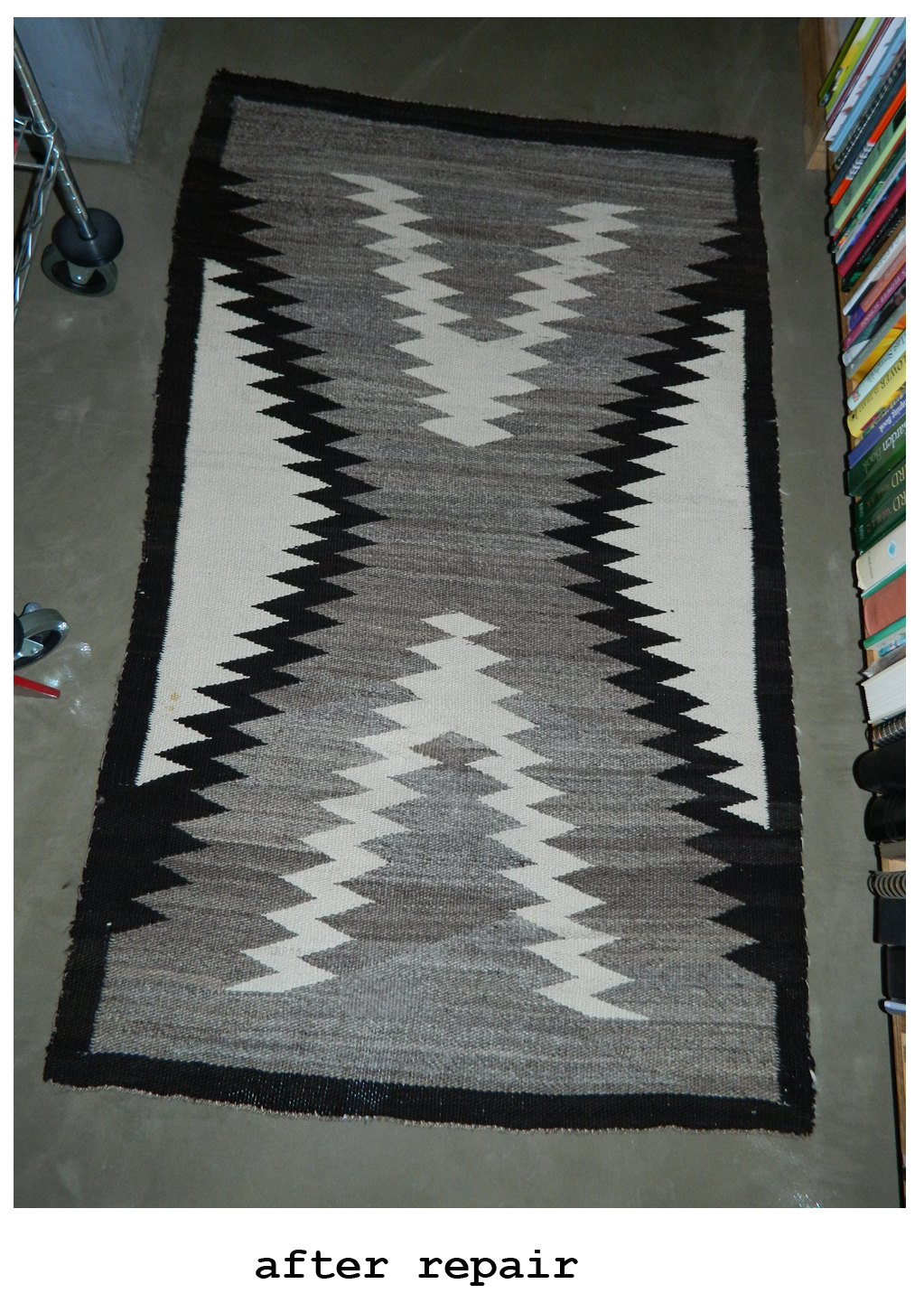 a life's style vintage navajo rug restoration