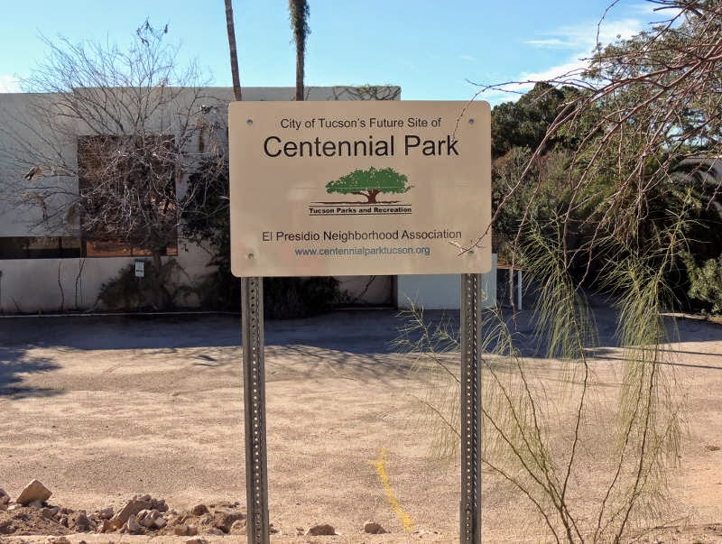 Tucson's Pocket Parks Coming soon, we hope Centennial Park(let)