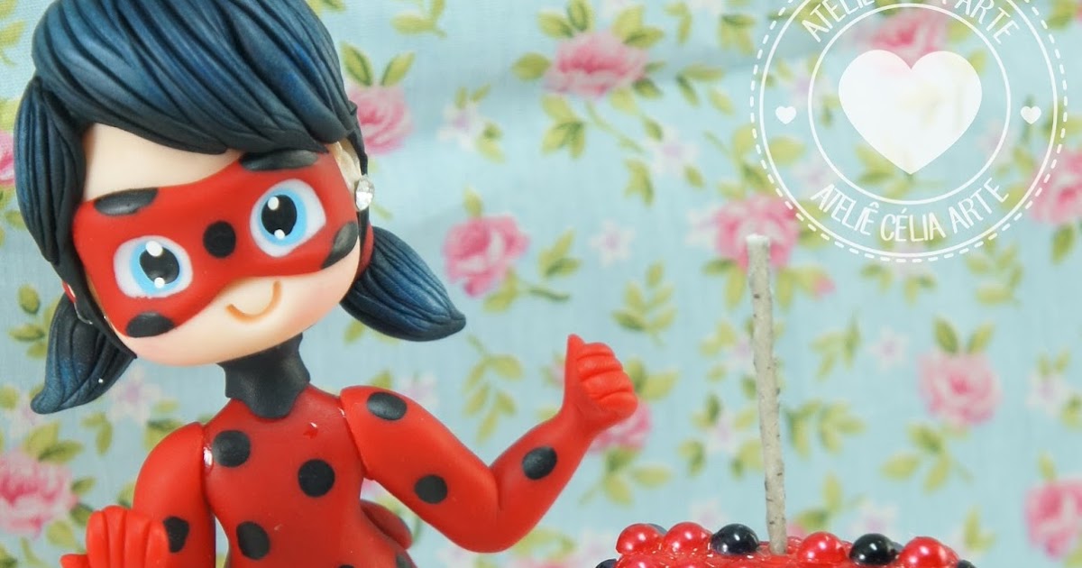 Bolo Ladybug Topo: Ateliê Papelli - Alair Bolos Artesanais