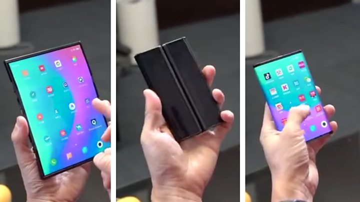 Xiaomi incredible two-side folding smart phone