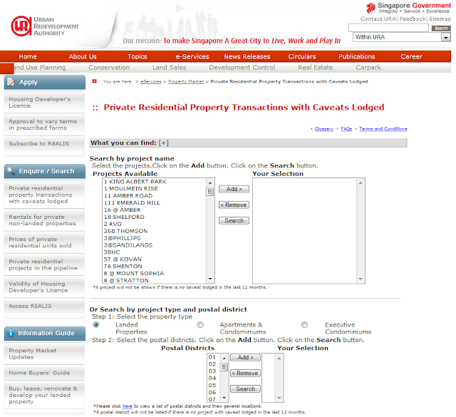 Latest Singapore condo, landed property transaction prices