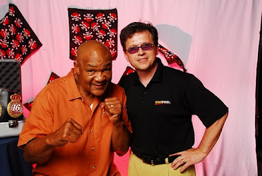 robert margetts with george foreman dominican republic
